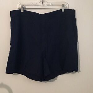 Banana Republic Linen Navy Shorts